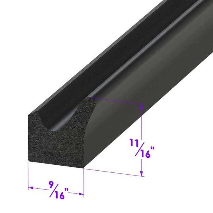 LP 40 Door Side Seal, Same As Lp 40-A, But For A Heavier Seal