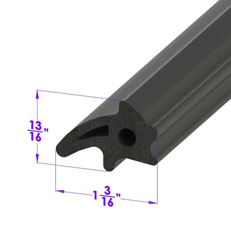 LP 46 Deck Lid Seal, Installs In Trunk Gutter, Sponge Rubber