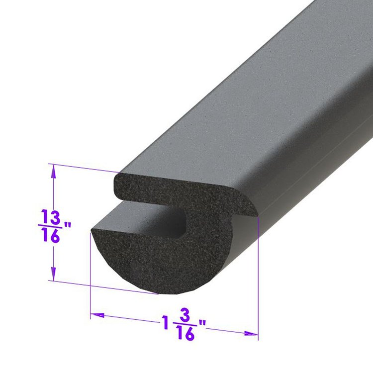 LP 56 Trunk Seal, Sponge Rubber, Sold By The Foot