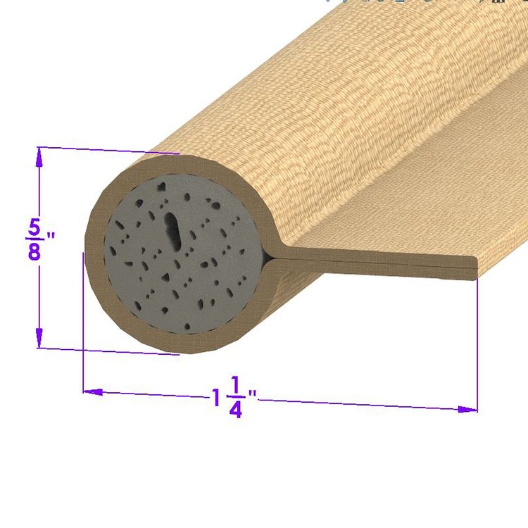 LP 57-C Tan, Cloth-Covered Sponge Windlace