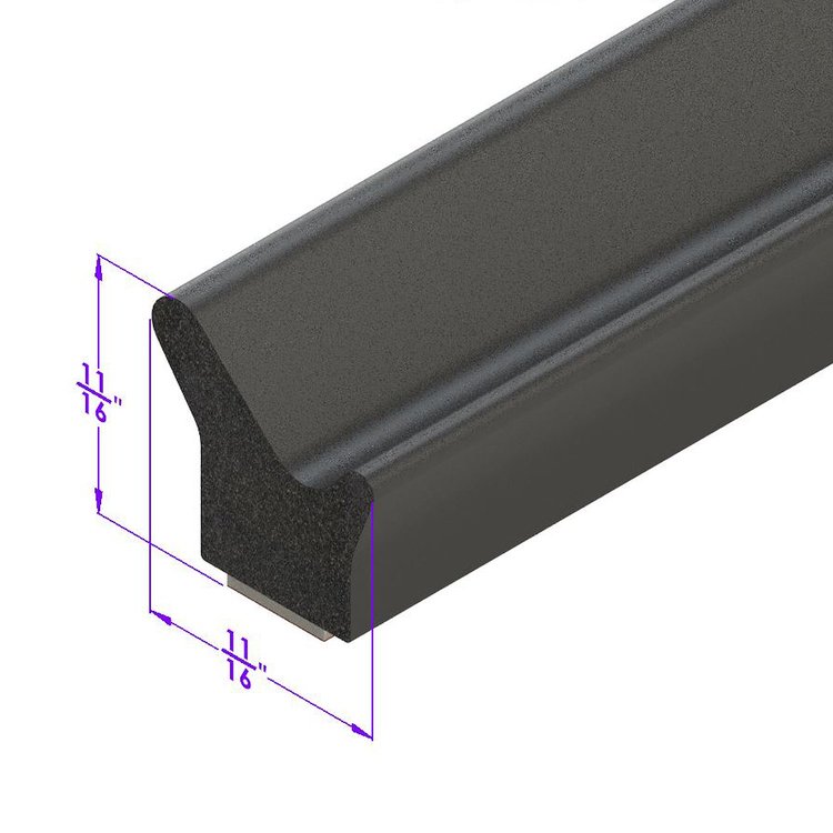 LP 58128 Adhesive Backed Weatherstripping, 1-2 in. Wide x 5/8 in. Thick