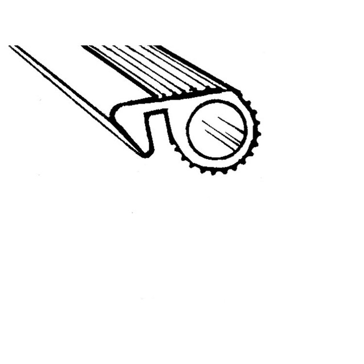 LP 59-A Door Side Seal, White, Sold By The Foot