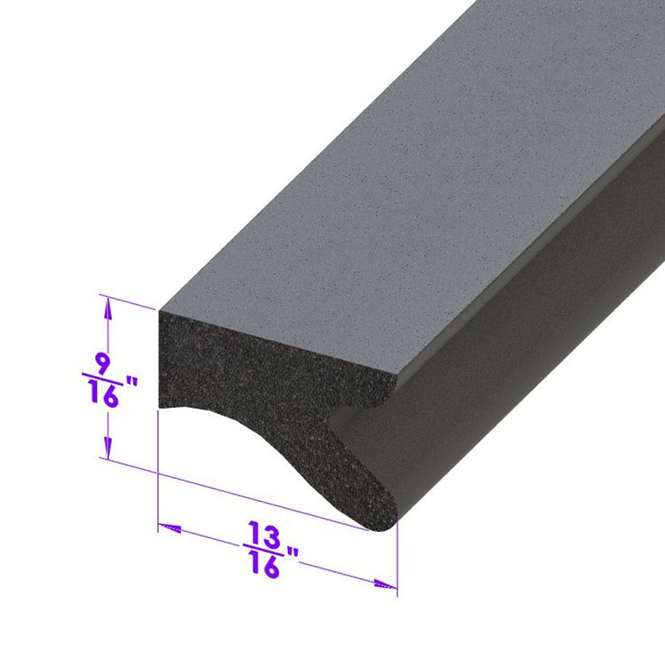 LP 64-A Trunk Seal, Sponge Rubber, Sold By The Foot
