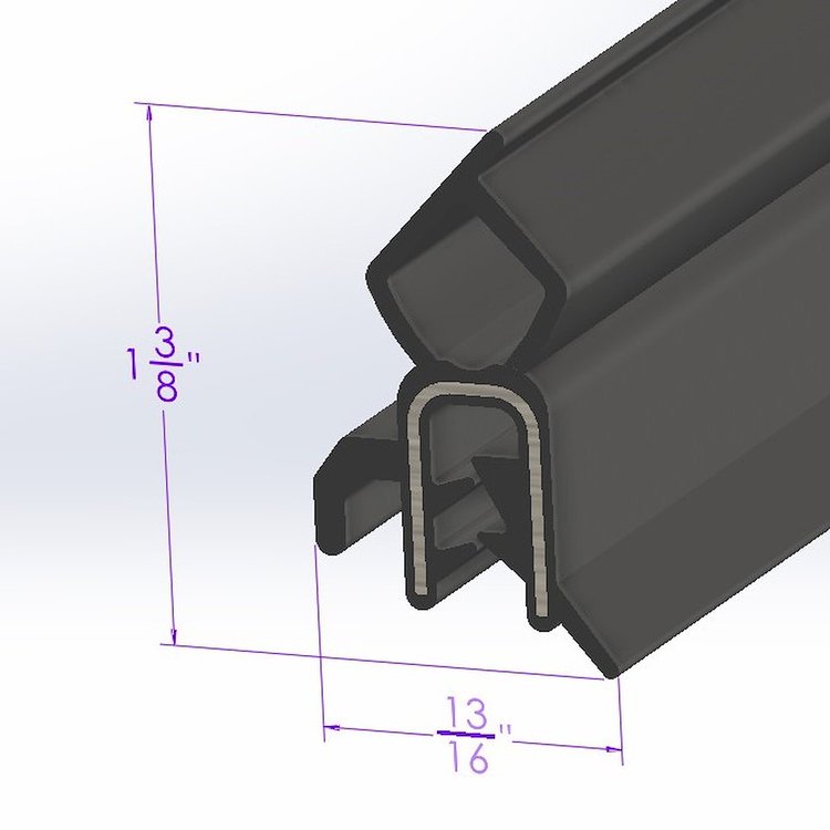 LP 70-B Trunk Seal, For Hatchback And Coupe, Sold By The Foot