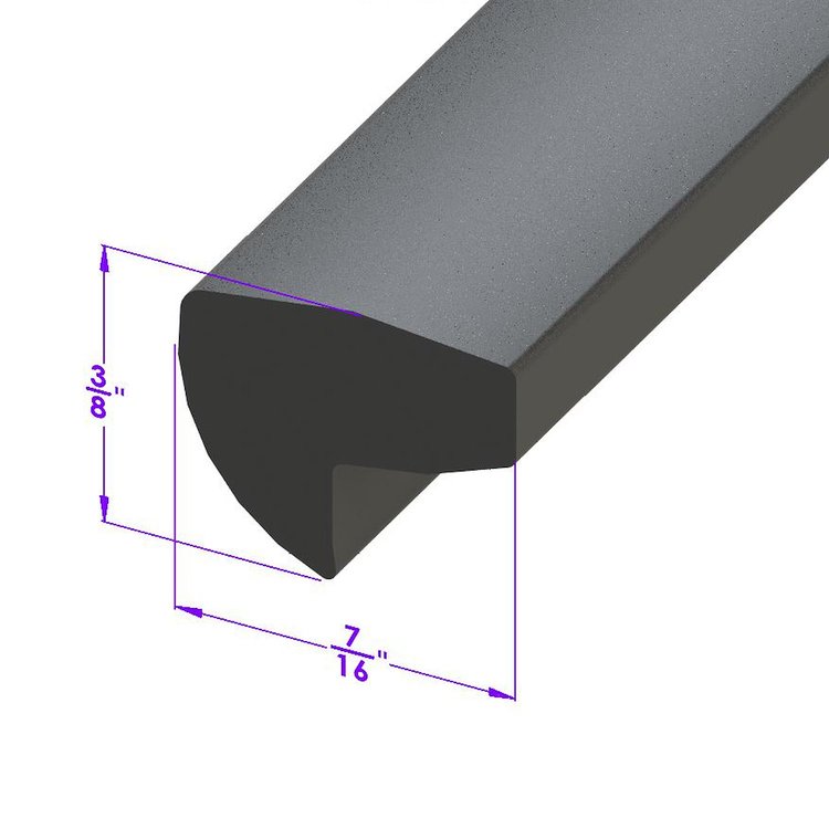 LP 71 Door Side Seal, Sold By The Foot