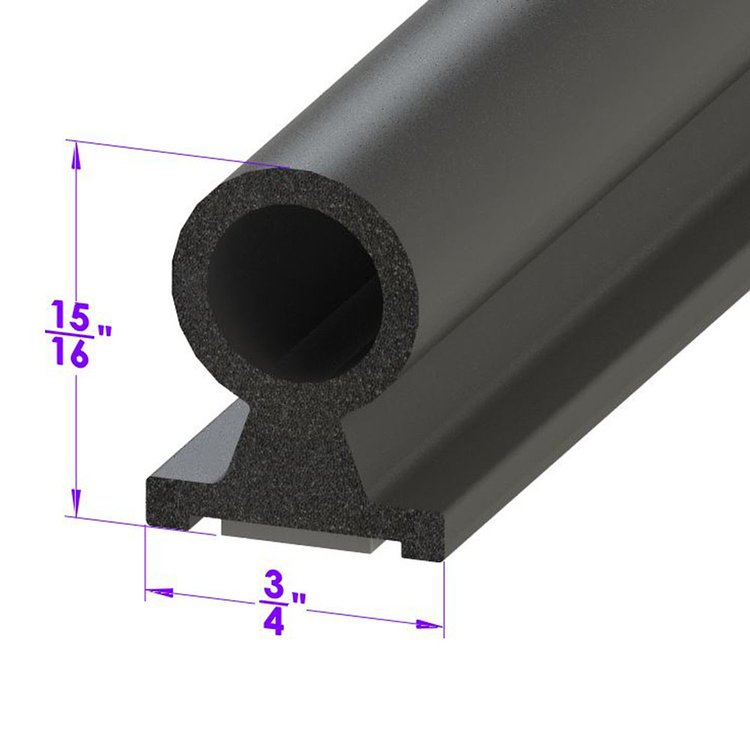 LP 78348 Adhesive Backed Weatherstripping, Bulb Style