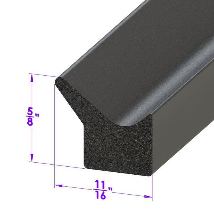LP 80-S Extrusion, 9/16 in. x 13/16 in., Sold By The Foot