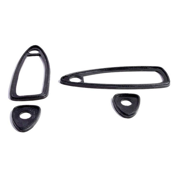 MP 10-C Door Handle Pads, 3-3/8 in. Wide x 1 in. Long, 4-Piece Set R&L