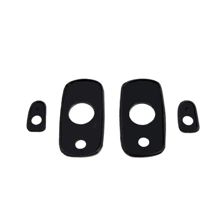 MP 1104-B Door Handle Pads, 2-5/8 in. Long & 1 in. Long, Set Of 4 R&L