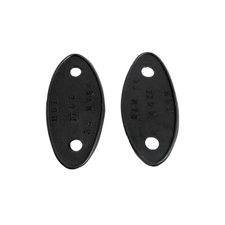 MP 1109 Headlight Bar Pads, 2-1/8 in. Wide x 4-1/2 in. Long, Pair