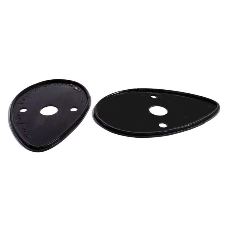 MP 116 Turn Signal Pads, Black, 2-3/4 in. Wide x 4-1/4 in. Long, Pair