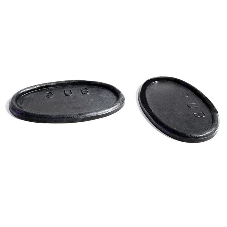 MP 337-B Door Handle Pads, 1-3/8 in. Wide x 2-1/4 in. Long, Pair