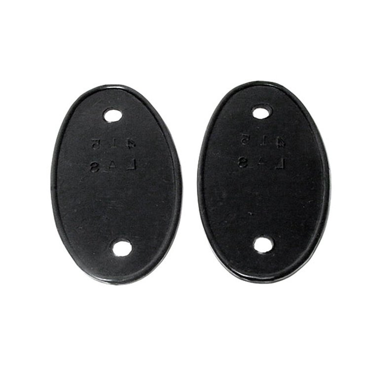 MP 415 Headlight Bracket Pads, 2-3/8 in. Wide x 4-1/4 in. Long, Pair