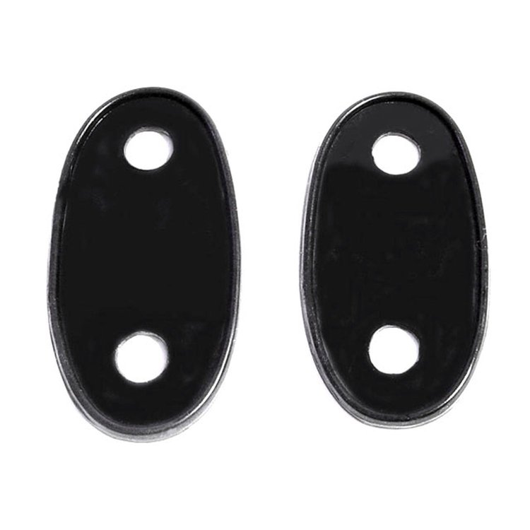 MP 476 Side Door Lock Pads, 2-1/2 in. Wide x 1-1/4 in. Long, Pair