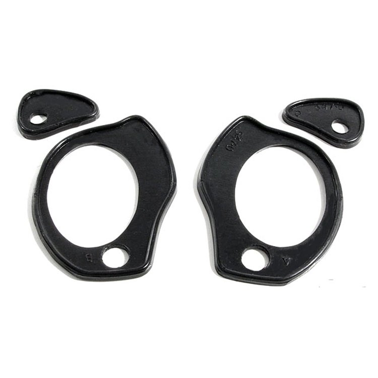 MP 547-D Door Handle Pads, 2-5/8 in. Long & 1-1/4 in. Long, Set R&L