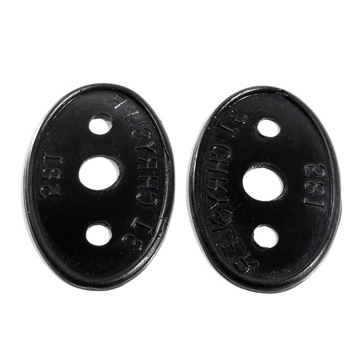 MP 581 Door Handle Pads, 1-5/8 in. Wide x 2-1/2 in. Long, Pair