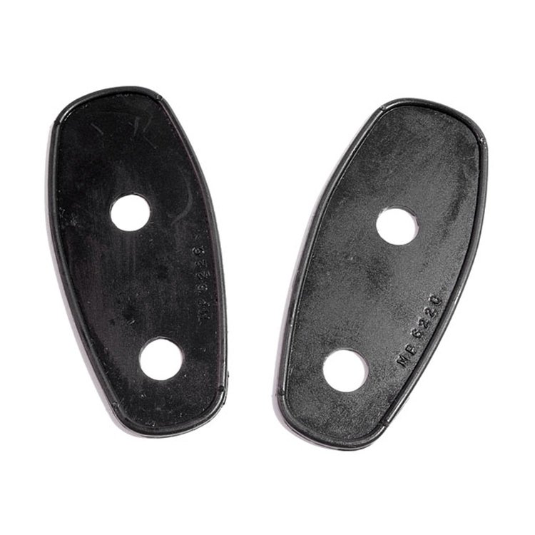 Rear Spoiler Mounting Pads. 2 In. wide X 4-3/8 In. long. Pair. R&L. R.SPOILER PD FORD 69-70 CHRY 69-74 PAIR
