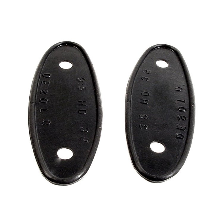 MP 663-B Headlight Bar Pads, 2 in. Wide x 5-3/8 in. Long, Pair
