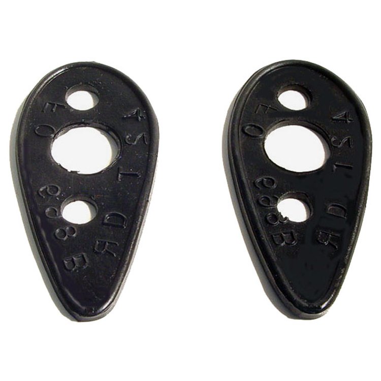 MP 698-B Door Handle Pads, 1-1/2 In, W x 3-1/8 In, L, Pair.