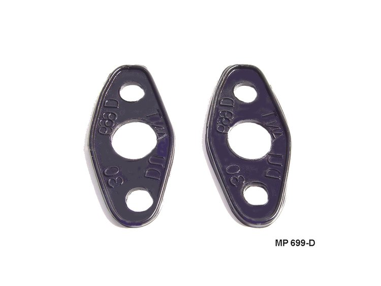 MP 699-D Door Handle Pads, 1-1/4 in. Wide x 2-5/8 in. Long, Pair