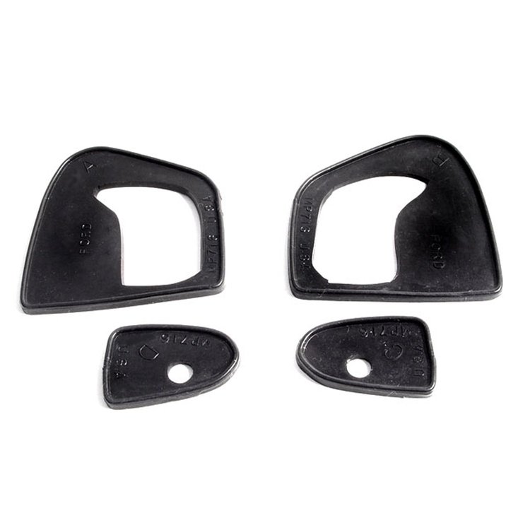 MP 716 Door Handle Pads, 2-1/2 in. Long & 1-1/2 in. Long, Set R&L