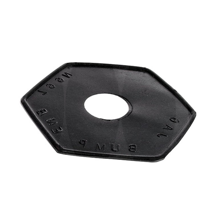MP 799-N Bumper Emblem Pad, 3-5/8 in. Wide x 4 in. Long, Each