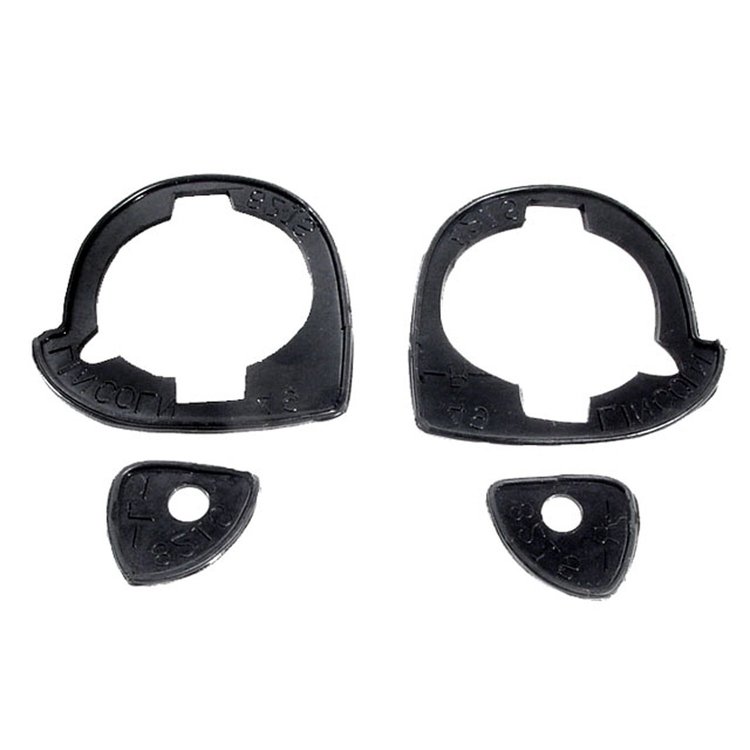 MP 821-S Door Handle Pads, 2-5/8 in. Long & 1-1/4 in. Long, Set R&L