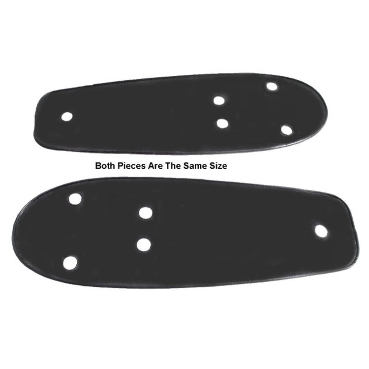 MP 825-G Headlight Pads, 5 in. Wide x 14 in. Long, Pair