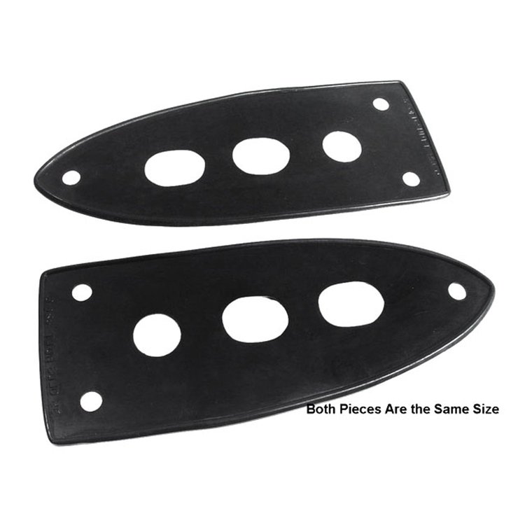 MP 826-G Headlight Pads, 5 in. Wide x 12-1/2 in. Long, Pair