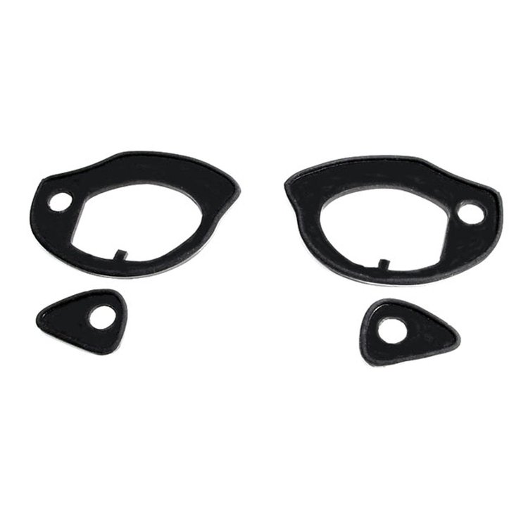 Door Handle Pads. 2-5/8 In. long & 1-1/8 In. long. Set R&L. DR HNDLE PADS 60 63-66 FULL SIZE PONTC 6