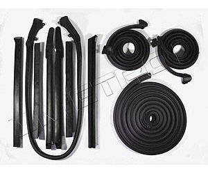 Weatherstrip Basic Kit 1966-67 Buick Gran Sport, Skylark, Special/Oldsmobile 442, Cutlass/Pontiac GTO, LeMans, Tempest