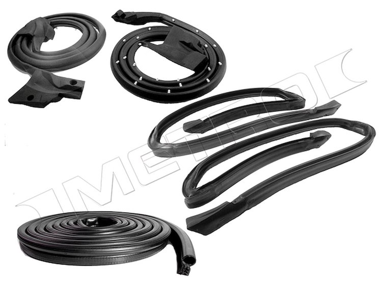 Basic Kit. Doors LM 16-JM Roof Rail RR 5020-M Trunk MW00101 Seals. BASIC KIT 78-80 GRAND PRIX 2 DR C