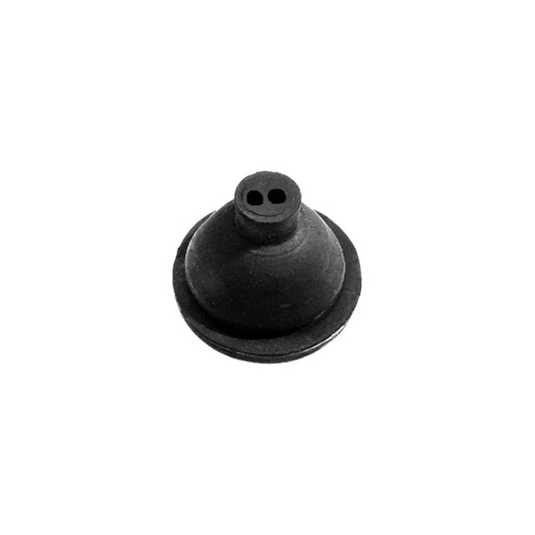 Dash & Firewall Grommet. Double-hole type for two wires. For heater motor & accessory wires. 15/16 I