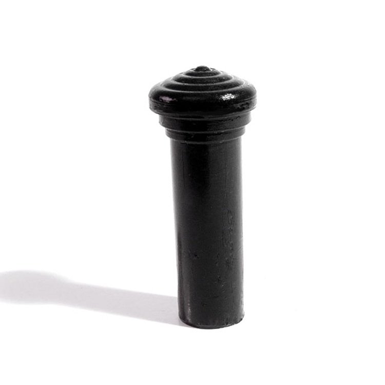 RP 304-A Door Lock Knob, Made Of Black Rubber, Self-Threading