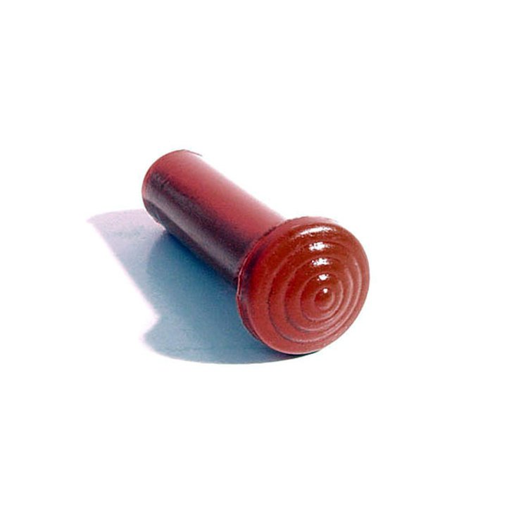RP 304-B Door Lock Knob, Made Of Dark Red Rubber, Self-Threading