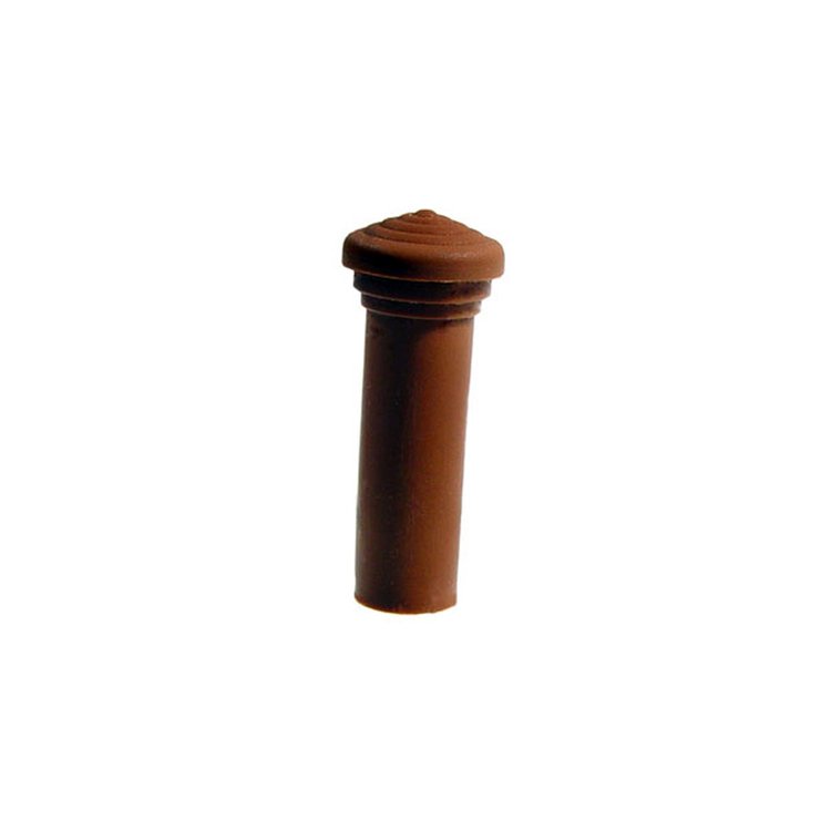RP 304-K Door Lock Knob, Made Of Medium Brown Rubber, Self-Threading