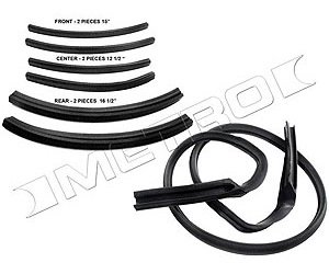Top Rail Seal Set 1963-66 Dodge Dart/Plymouth Valiant