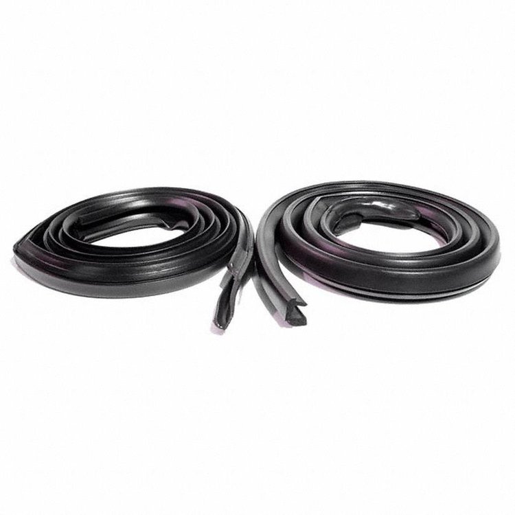 Molded Roof Rail Seals for 2-Door Hardtop. Pair. R&L. ROOF RAIL SEAL 66-67 MOPAR B BODY 2 DOOR HARDTOP PAIR