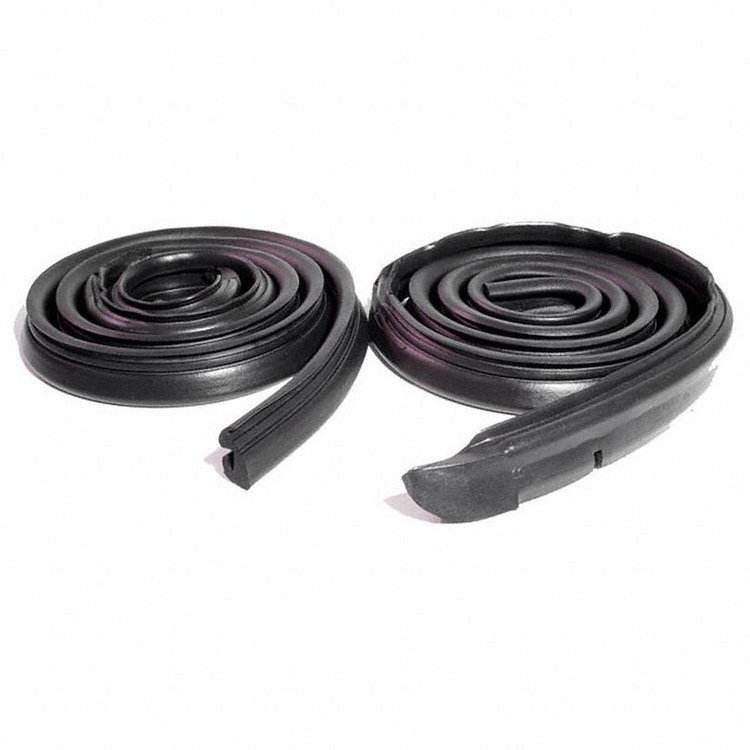 Molded Roof Rail Seals for 2-Door Hardtop with Vent Windows does not fit Fastback . Pair. R&L. ROOF