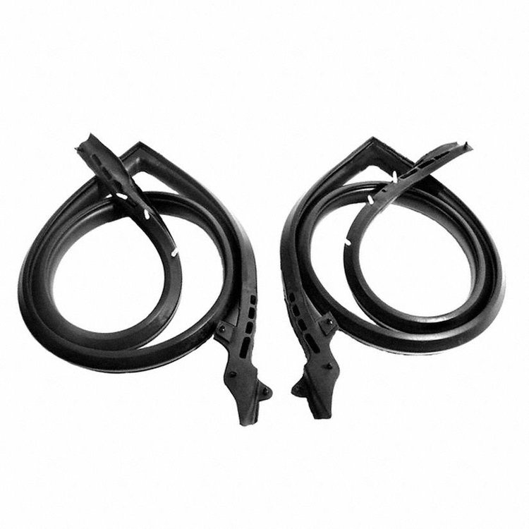 Molded Roof Rail Seals for 2-door hardtop SE. Each. 76-1/2 In. long. Pair. R&L. ROOF RAIL SEAL 73-74 DODGE CHARGER SE PAIR