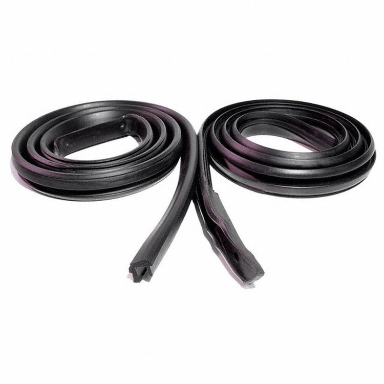 Molded Roof Rail Seals for 2-Door Hardtop. Pair. ROOF RAIL SEAL 64-66 PLYMOUTH BARRACUDA