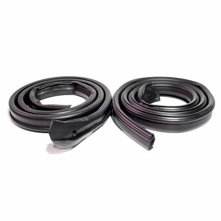Molded Roof Rail Seals for 2-Door Hardtop. Pair. R&L. ROOF RAIL SEAL MOPAR E BODY 71-74
