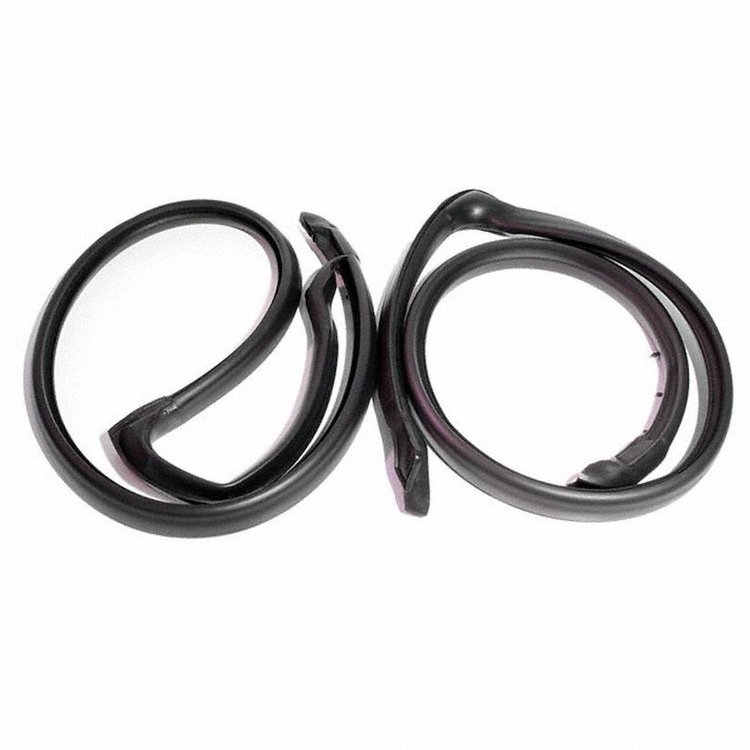 Molded Roof Rail Seals for 2-Door Hardtop Post models only . Pair. R&L. ROOF RAIL SEAL 75-79 MOPAR B BODY 2DRHT WITH POST PAIR