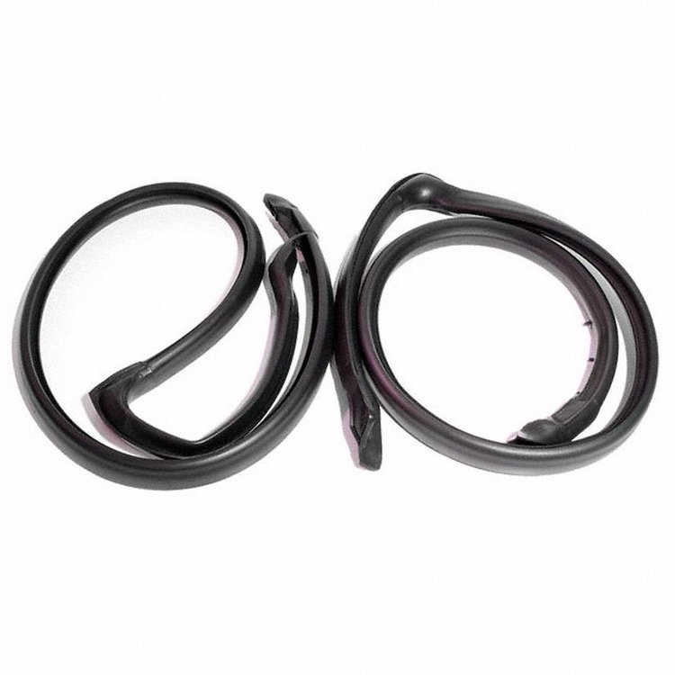 Molded Roof Rail Seals for 2-Door Hardtop. Pair. R&L. ROOF RAIL SEAL 76-80 MOPAR F BODY/ 77-81 MOPAR M BODY 2 DR HT PAIR