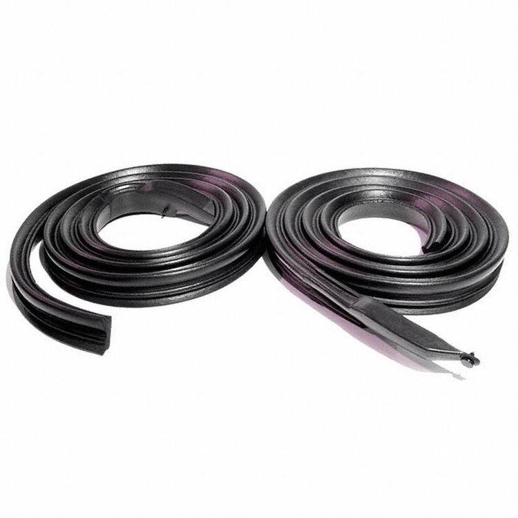 Molded Roof Rail Seals for 2-Door Hardtop Only. Pair. R&L. ROOF RAIL SEAL GM A BODY 2DRHT 64-65