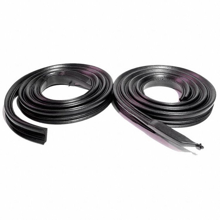 Molded Roof Rail Seals for 2-Door Hardtop Only. Pair. R&L. ROOF RAIL SEAL GM A BODY 2DRHT 66-67