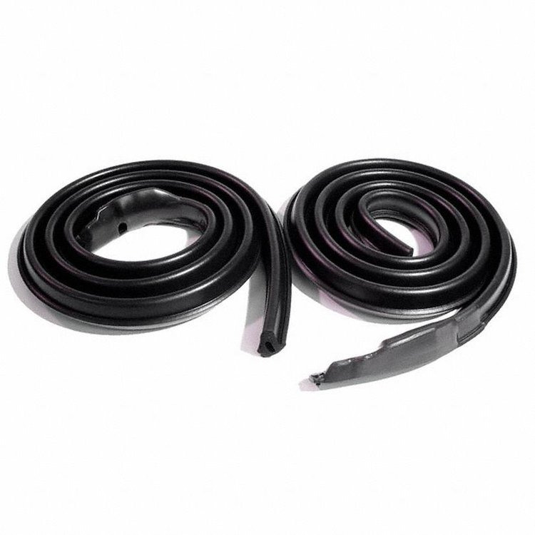 Molded Roof Rail Seals for 2-Door Hardtop Only. Pair. R&L. ROOF RAIL SEAL 69-72 GM A BODY 2 DOOR HARDTOP PAIR