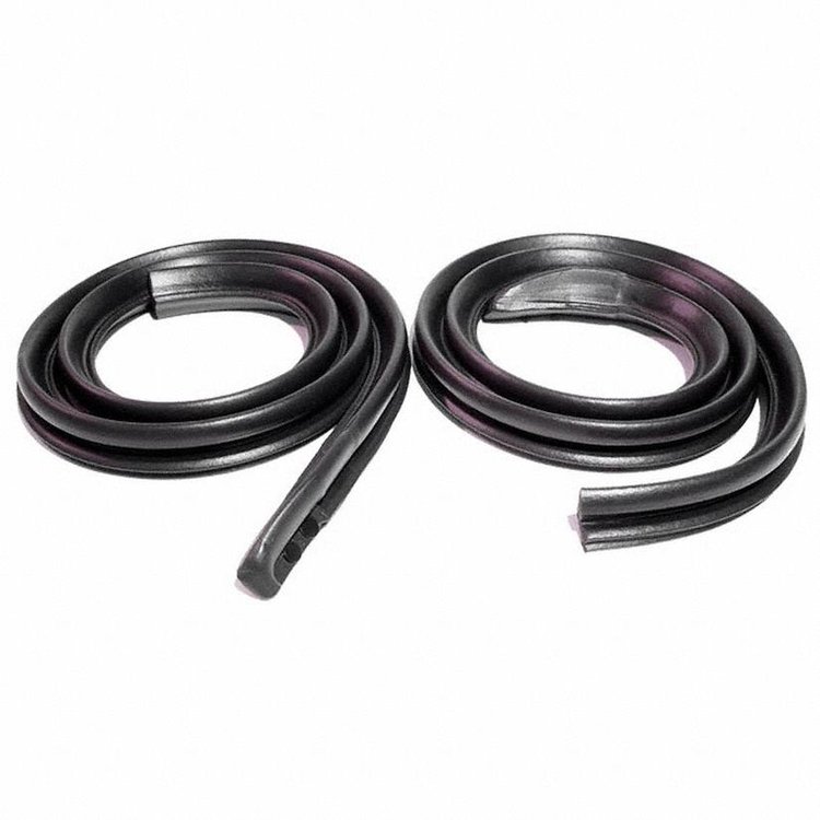 Molded Roof Rail Seals for 2-Door Hardtop Only. Replaces windshield pillar seal and front top rail s