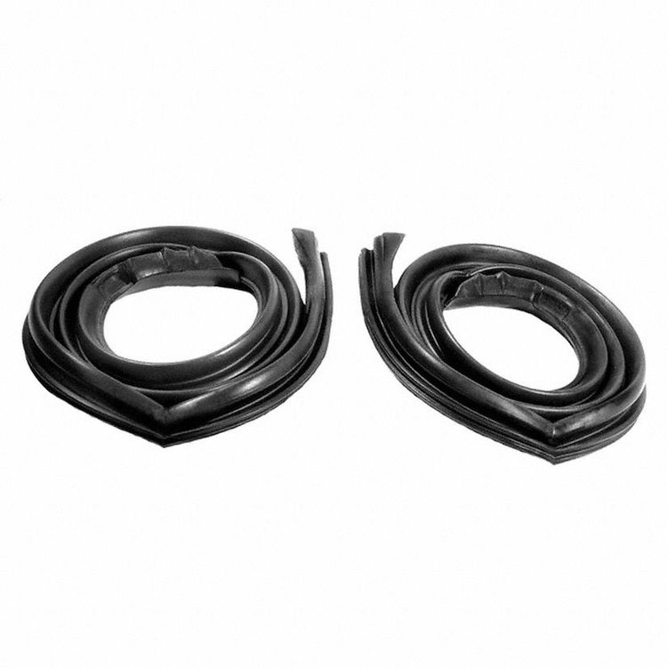 Molded Roof Rail Seals for 4-Door Hardtop. Pair. ROOF RAIL SEAL 69-70 GM B BODY 4 DOOR HARDTOP PAIR