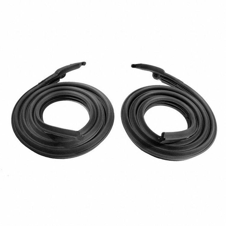 Molded Roof Rail Seals for 4-Door Hardtop. Pair. ROOF RAIL SEAL 67-68 GM B BODY 4 DOOR HARDTOP 90 LENGTH PAIR